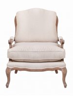 Мягкое полукресло с подлокотниками Niro Rattan Beige MAK interior CH-300-O Бежевый