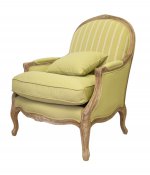 Мягкое полукресло с подлокотниками Aldo Green MAK interior CH-301-G Светло-зеленый