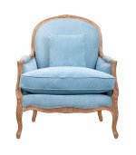 Мягкое полукресло с подлокотниками Aldo Light Blue MAK interior CH-301-LB Голубой