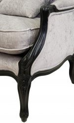 Мягкое полукресло с подлокотниками Aldo MAK interior CH-301 Серый