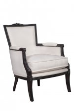 Мягкое полукресло с подлокотниками Tous white MAK interior CH-304-W Белый