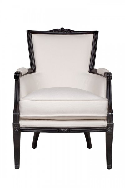 Мягкое полукресло с подлокотниками Tous white MAK interior CH-304-W Белый