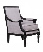 Классическое кресло Coolman Black Grey MAK interior CH-811-7LVBG Черно-серый