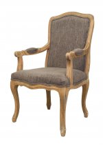 Мягкое полукресло с подлокотниками Wallis MAK interior CH-824 Коричневый