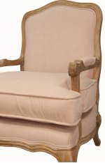 Мягкое полукресло с подлокотниками Nitro Beige Velvet MAK interior CH-863-VO Бежевый