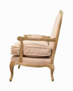 Мягкое полукресло с подлокотниками Nitro Beige Velvet MAK interior CH-863-VO Бежевый