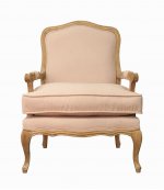 Мягкое полукресло с подлокотниками Nitro Beige Velvet MAK interior CH-863-VO Бежевый