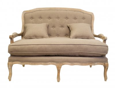 Дизайнерский двухместный диван Yareli Brown MAK interior CH-948 Коричневый Дизайнерский двухместный диван Yareli Brown MAK interior CH-948 Коричневый