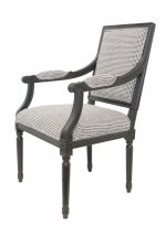 Мягкий стул с подлокотниками Runako MAK interior CH-970-1 Черный