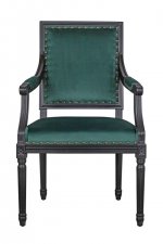 Мягкий стул с подлокотниками Runako Green MAK interior CH-970-2 Зеленый