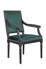 Мягкий стул с подлокотниками Runako Green MAK interior CH-970-2 Зеленый