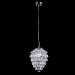 Светильник подвесной Crystal lux CHARME SP1+1 LED CHROME/TRANSPARENT 1370/202