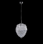 Светильник подвесной Crystal lux CHARME SP2+2 LED CHROME/TRANSPARENT 1370/204