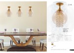 Светильник подвесной Crystal lux CHIK SP1 GOLD 1381/201