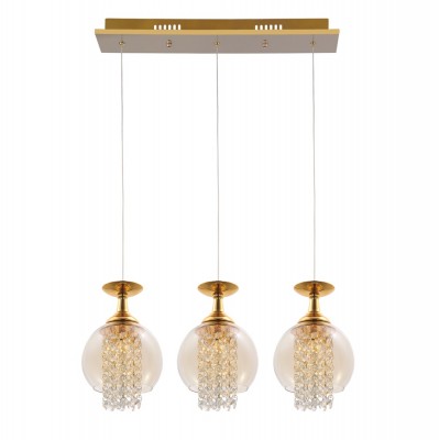 Светильник подвесной Crystal lux CHIK SP3 GOLD 1381/203