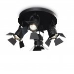Потолочный светильник Ideal lux CIAK PL4 NERO (95707)