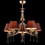 Люстра коричневая Maytoni CL0100-05-R Classic Chester
