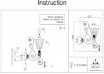 Светильник бра Maytoni CL1333-01-G Symphony