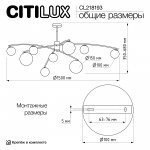 Люстра на штанге Citilux CL218193 FISHER