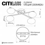 Люстра потолочная Citilux CL226A143 ATMAN SMART