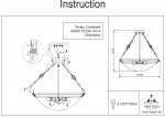 Люстра Maytoni C232-PL-04-R Geometry Combinare