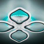 Люстра потолочная Citilux CL236140RE Ромби