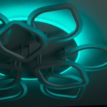 Люстра потолочная Citilux CL236190RE Ромби