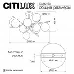 Люстра на штанге Citilux CL242193 RONNY
