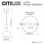 Подвесной светильник Citilux CL249011 LASS