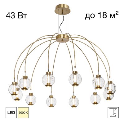 Люстра подвесная Citilux CL251190 NOONA