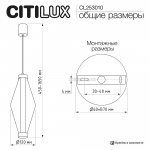 Подвесной светильник Citilux CL253010 TANNA