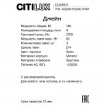 Подвесной светильник Citilux CL306031 Джейн