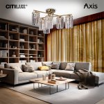 Люстра потолочная Citilux CL313263 AXIS