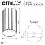 Citilux AXEL CL512113R Накладной светильник Бронза Рифлёный