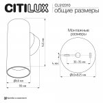 Светильник настенный Citilux CL512310 AXEL