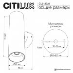 Citilux AXEL CL512321 Настенный светильник Чёрный