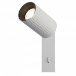 Citilux AXEL CL512510R Спот поворотный с выключателем Белый Рифлёный