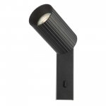 Citilux AXEL CL512511R Спот поворотный с выключателем Чёрный Рифлёный