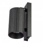 Citilux AXEL CL512511R Спот поворотный с выключателем Чёрный Рифлёный