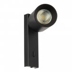 Citilux AXEL CL512511 Спот поворотный с выключателем Чёрный