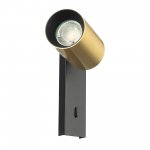 Citilux AXEL CL512512 Спот поворотный с выключателем Латунь