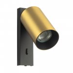 Citilux AXEL CL512512 Спот поворотный с выключателем Латунь