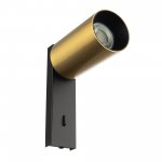 Citilux AXEL CL512512 Спот поворотный с выключателем Латунь