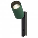 Citilux AXEL CL512515 Спот поворотный с выключателем Зелёный