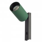 Citilux AXEL CL512515 Спот поворотный с выключателем Зелёный