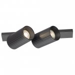 Citilux AXEL CL512521R Спот поворотный двойной Чёрный Рифлёный