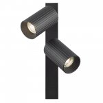 Citilux AXEL CL512521R Спот поворотный двойной Чёрный Рифлёный