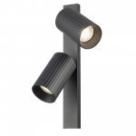Citilux AXEL CL512521R Спот поворотный двойной Чёрный Рифлёный