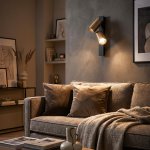 Citilux AXEL CL512523R Спот поворотный двойной Бронза Рифлёный