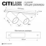 Citilux AXEL CL512523R Спот поворотный двойной Бронза Рифлёный